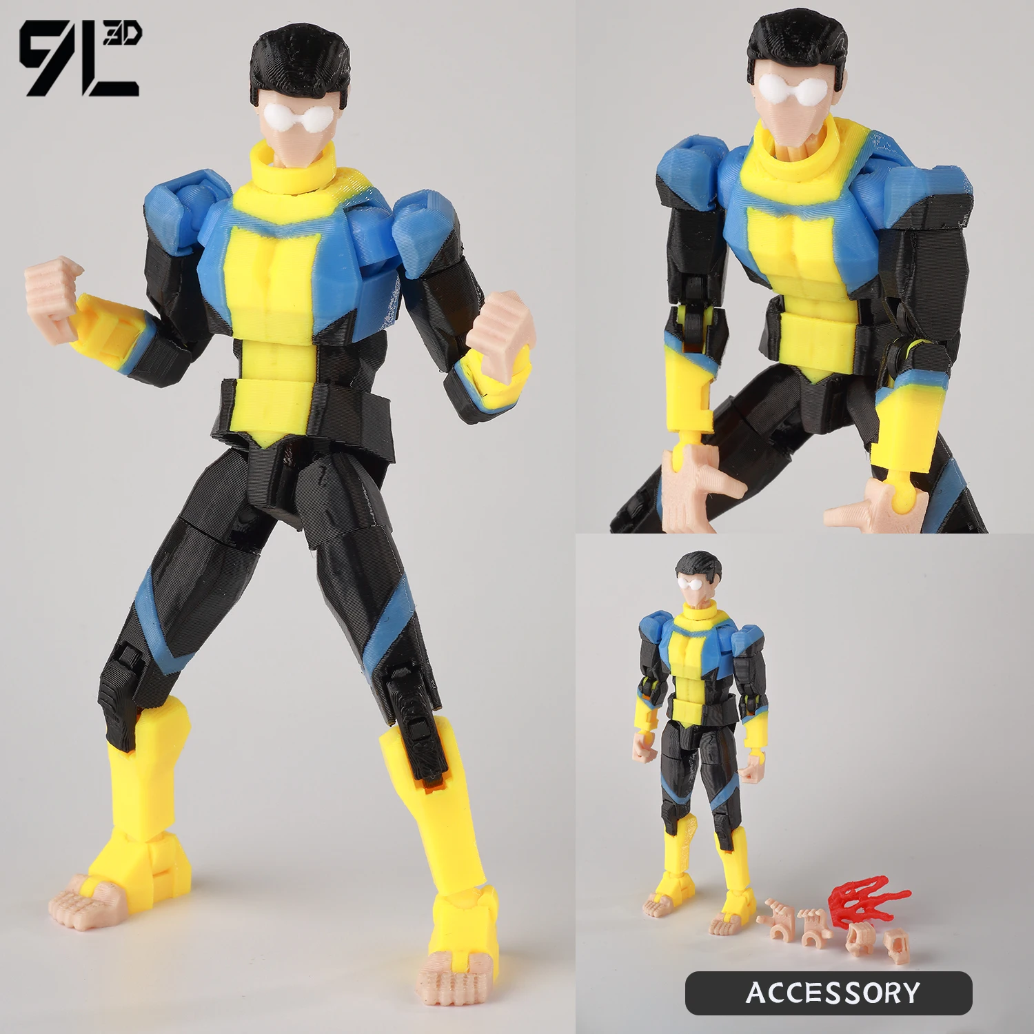 バブル フィギュア 9L3D ラッキー13 インビンシブル T13 ボーイイブ フィギュア 1/12