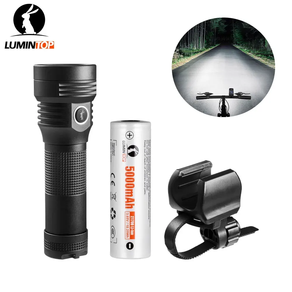 lumintop-b01-flashlight-type-c-rechargeable-flashlight-21700-with-holder-anti-glare-design-city-walk-850lumens-210m-distance