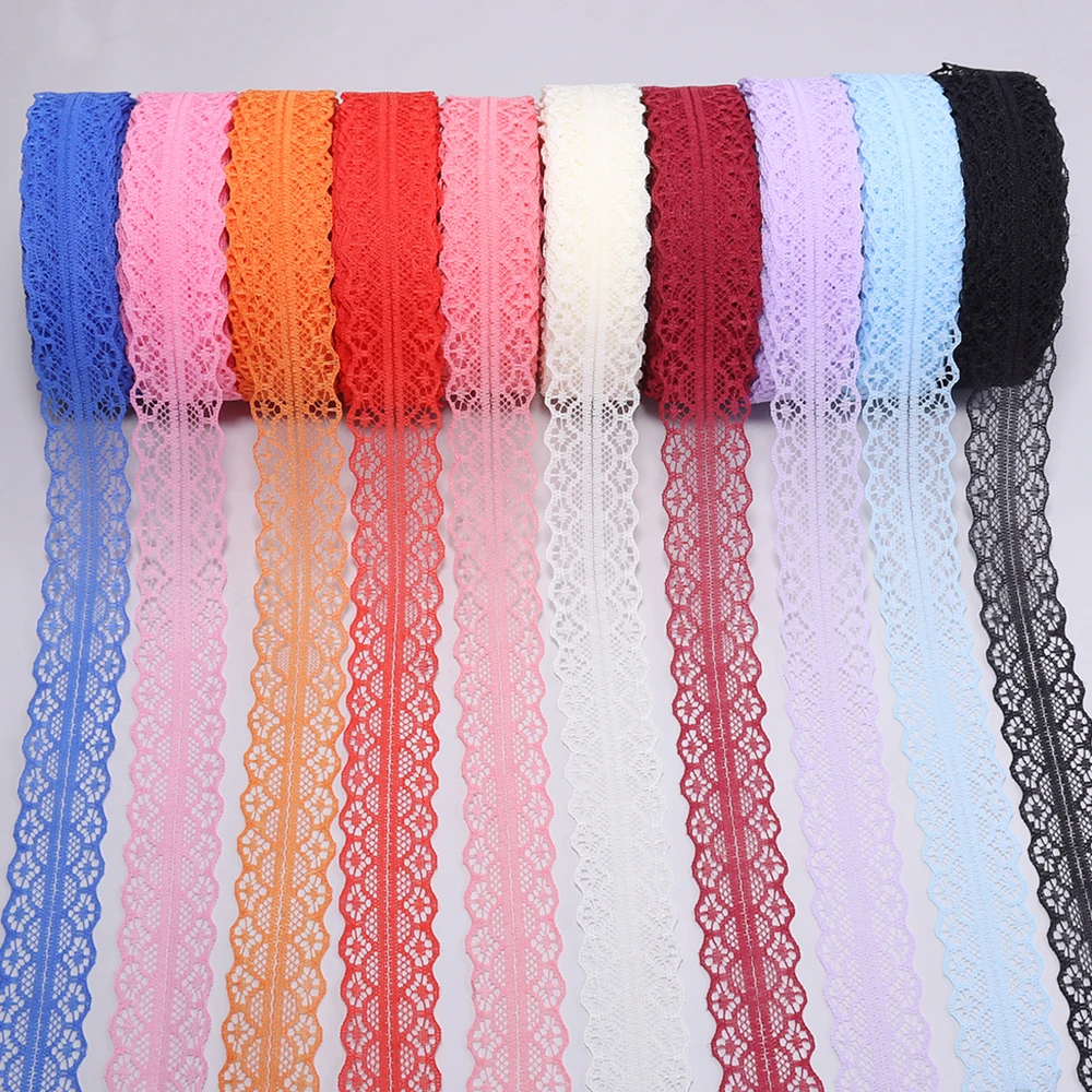 20 Yards 2,8 cm Spitzenband, Stoffe für Kleider, Handarbeiten, bestickte Netzspitzenbesätze für Hochzeitskleider, Nähzubehör, Verzierungen