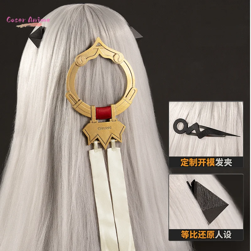 Zenless Zone Zero Yixuan Cosplay Kostüm Uniform Kopfbedeckung Ringe Yunkui Summit Halloween Party für Frauen Mädchen Karneval Requisiten