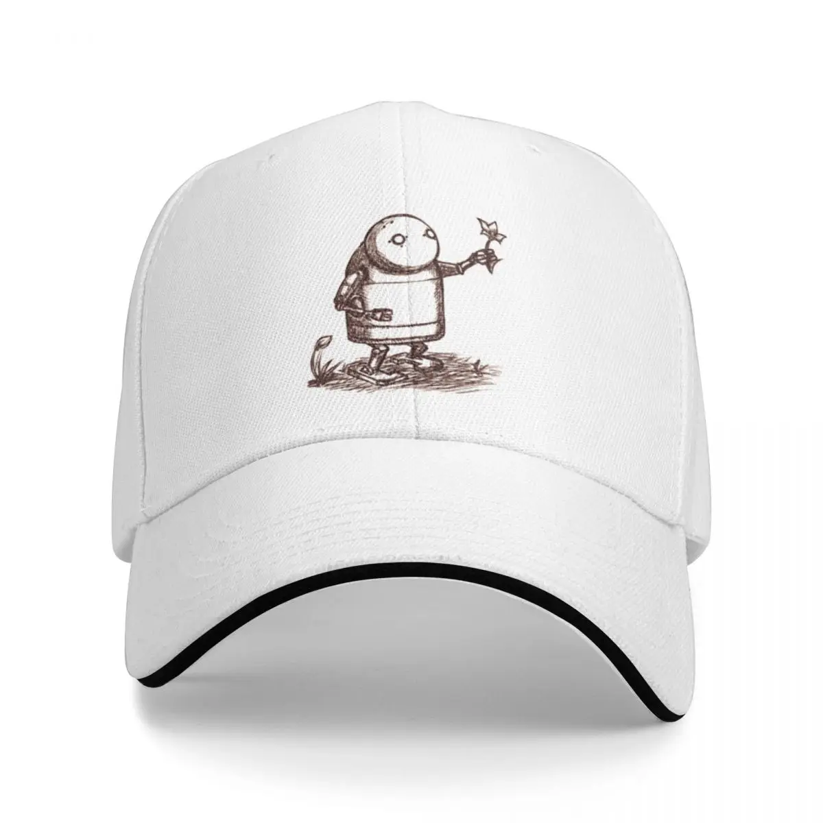 Бейсбольная кепка с роботом