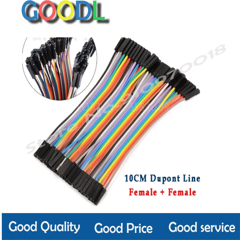 120pcs 40PIN 10CM Dupont Line Male to Male + Female and Female to Female Jumper Dupont Wire Cable For Arduino DIY KIT