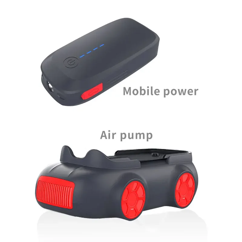 Powerwasher idropulitrice portatile per auto Dc 12V Wireless nuovo stile digitale con schermi gonfiatori per pneumatici per auto