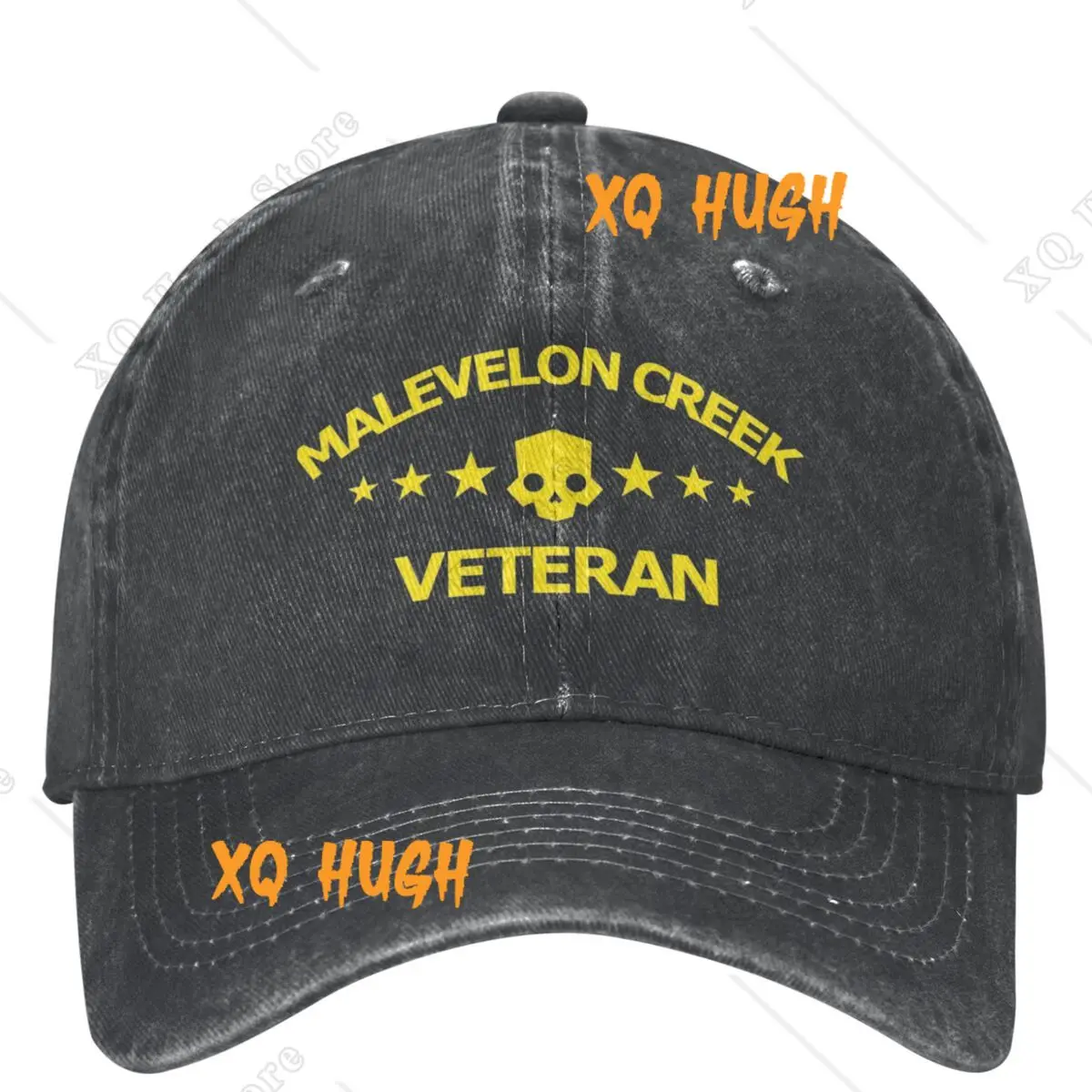 Men Women Helldivers 2 Malevelon Creek Baseball Cap Fashion Distressed Denim Headwear Adjustable