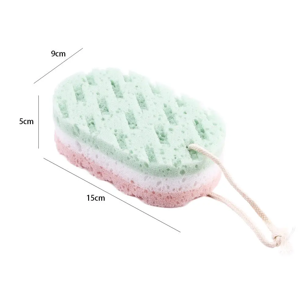 Soft Wash Body Exfoliation Bathing Accessories Quick Foaming Body Brush Sponge Scrubber Shower Rub Sponge Bath Ball