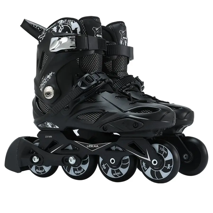 

Inline Skates Unisex Fitness Roller Skates for Adults amp Kids, Adjustable Size 412, Premium Wheels, Durable Construction, Enhan
