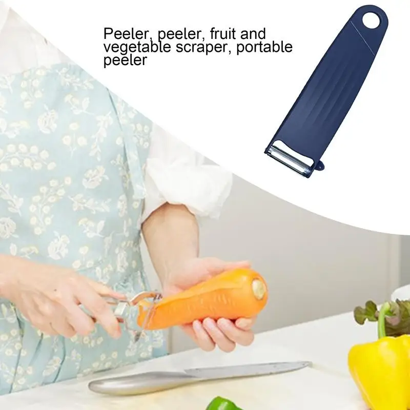 Vegetable Peeler Good Grip Veggie Peeler Ultra Hang-Hole Ergonomic Anti-Slip Grip Detachable Multipurpose Carrot Peeler For