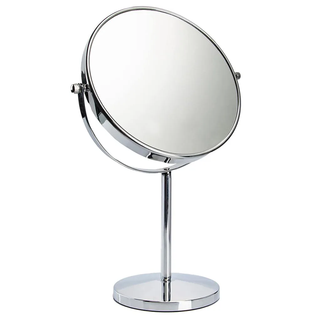 8 英寸 Large Double-Sided Magnifying Makeup Mirror, 360 度 Swivel Vanity Mirror, Tabletop Mirror with Stand and Removable