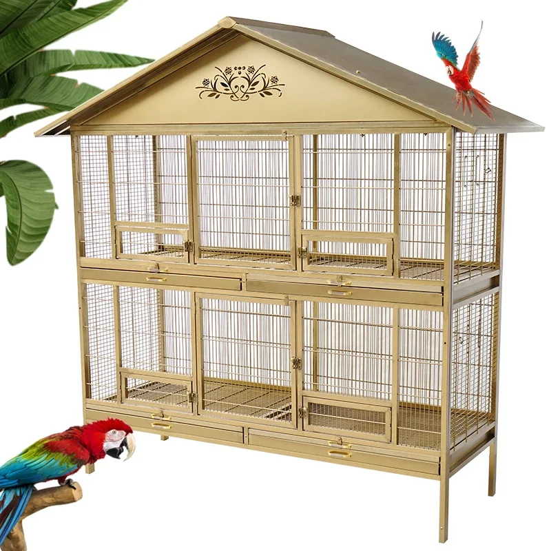 factory custom Large Carrier Travel Canary Cockatoo Macaw Parrot Bird