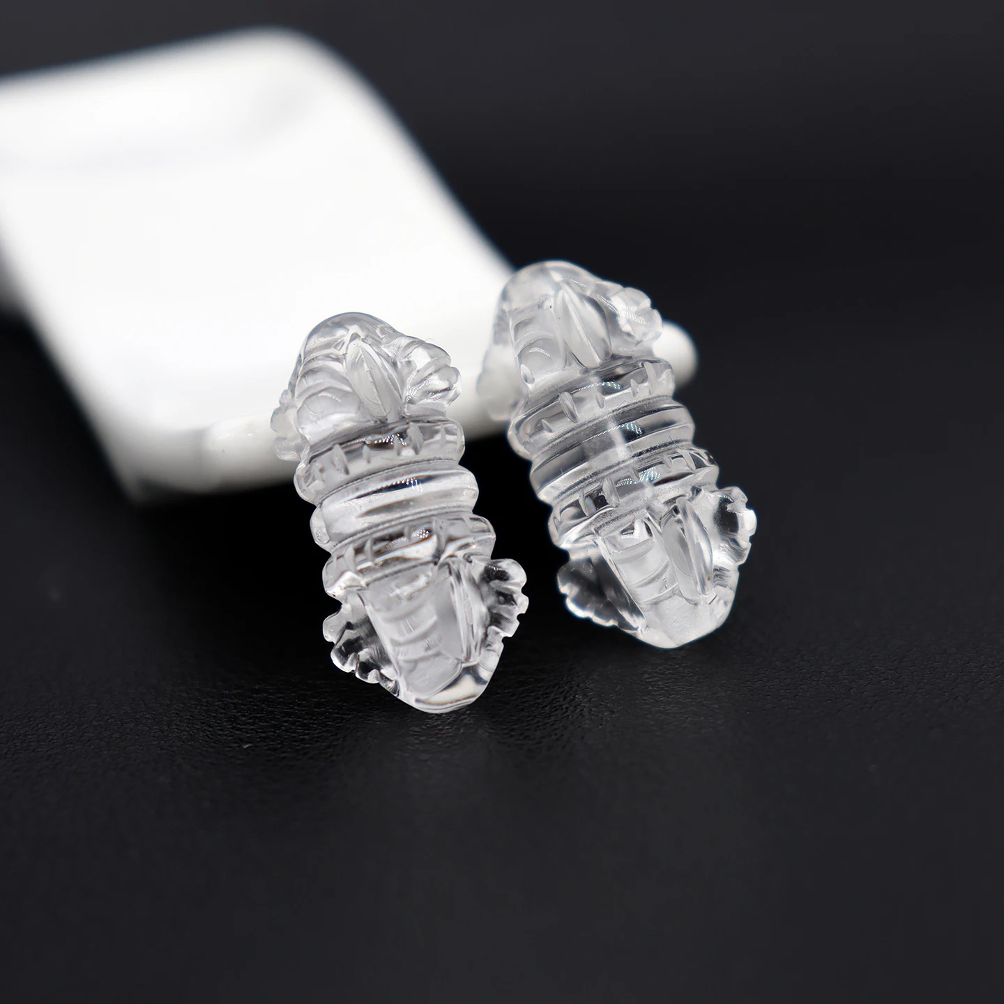 

Натуральный белый кристалл Ваджра Ритуальная имплантация пестик ручная резьба DIY ручной работы браслет цепочка для мобильного телефона аксессуары кулон