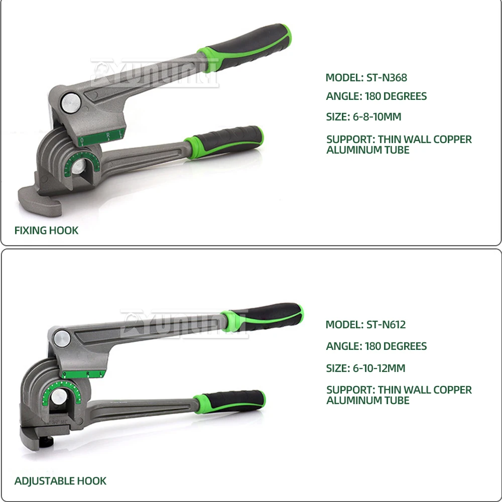 Piegatubi manuale in rame da 6-12mm 1/4 3/8 5/16 1/2 \'piegatubi per tubi in rame piegatubi per celle frigorifere ST-612