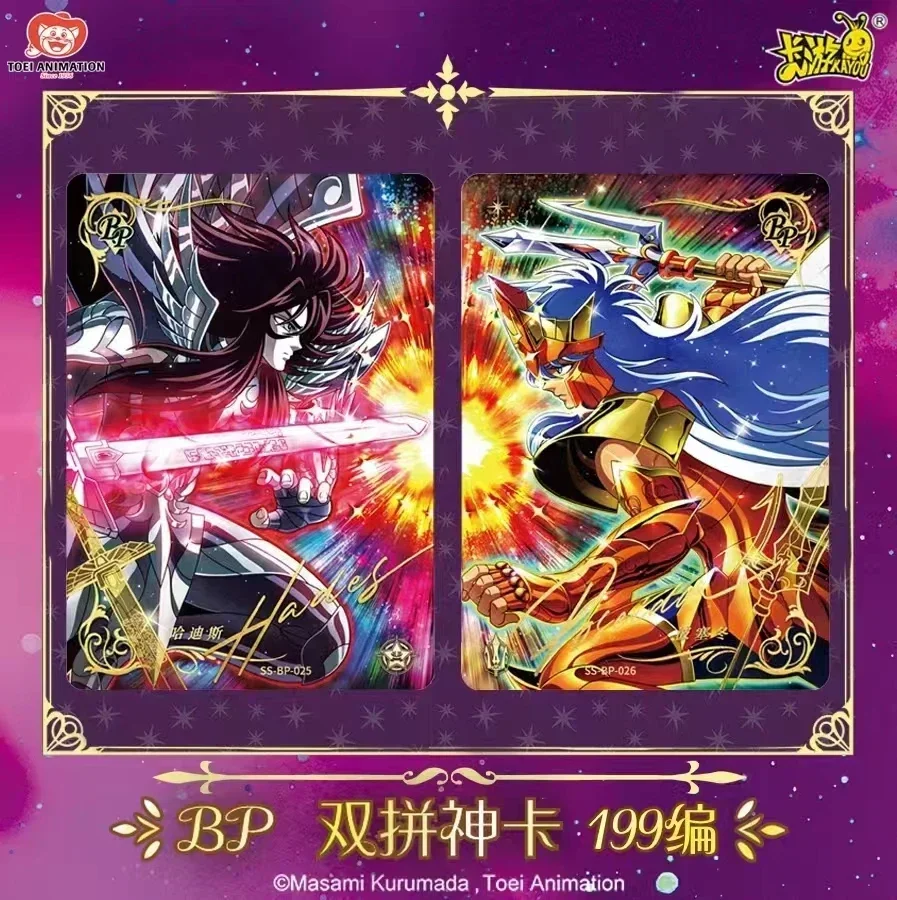 New KAYOU Saint Seiya Saint Cloth Awakening Card PR BP SE Rare Anime Character Collection Card Kids Toys Christmas Birthday Gift