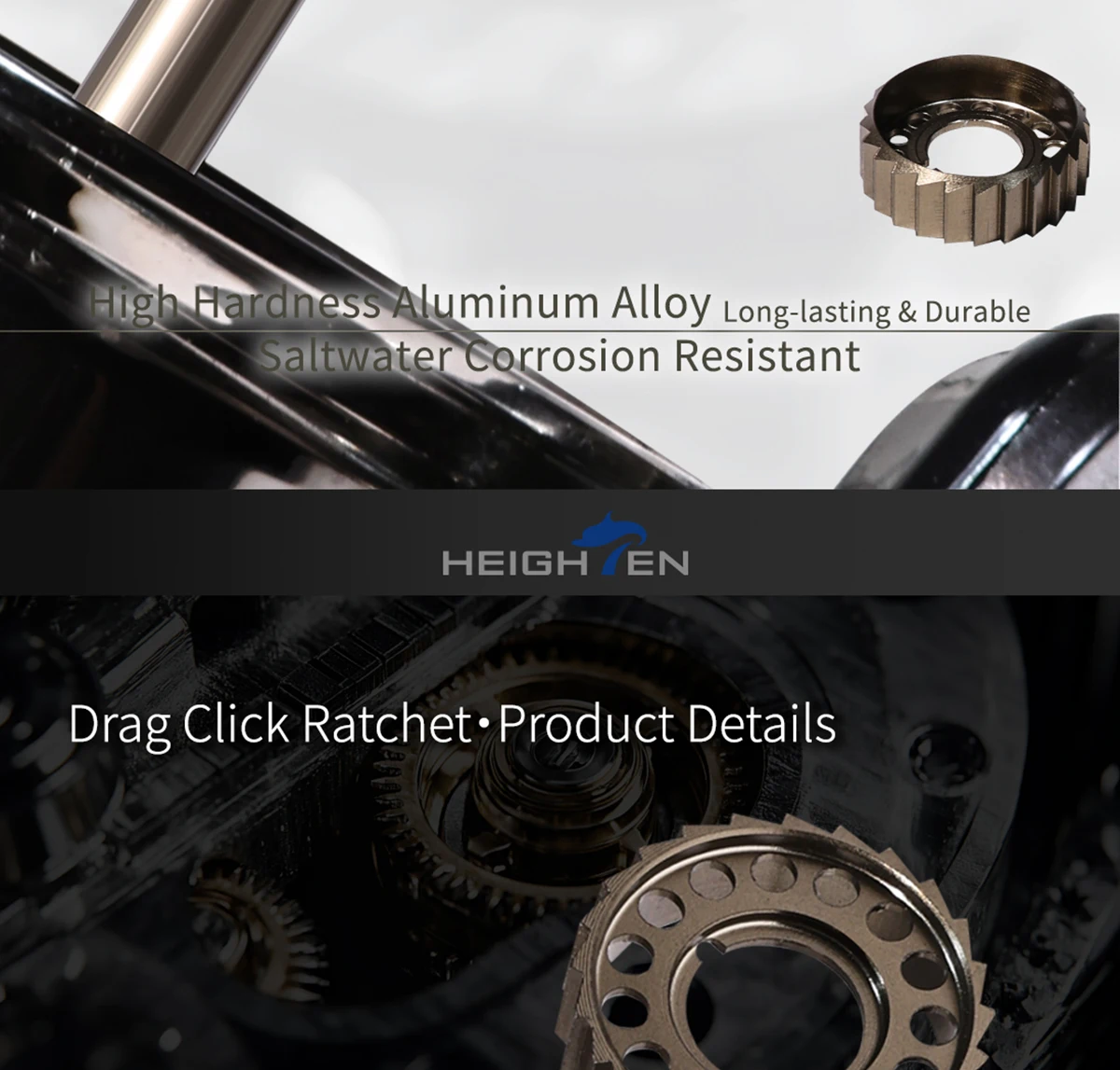 Drag Click Ratsche speziell für Shimano Stella Vanquish Twin power Stradic Vanford Spinn rolle – Detail 4