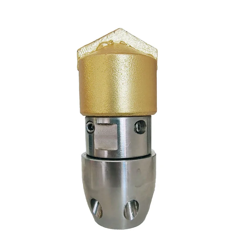 High Pressure Nozzle Rotating Alloy Head Dredge Cleaning Sewage Pipe Blocked Dirt Sludge Impurities Garbage