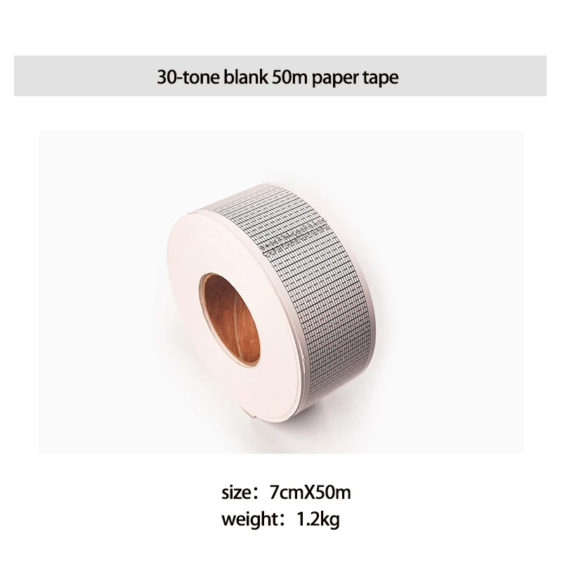 Beadsnice 30-Tone Hand-Cranked Paper Whole Roll Blank Paper Tape Diy Sheet Music 15-Tone 20-Tone Music Box Parts