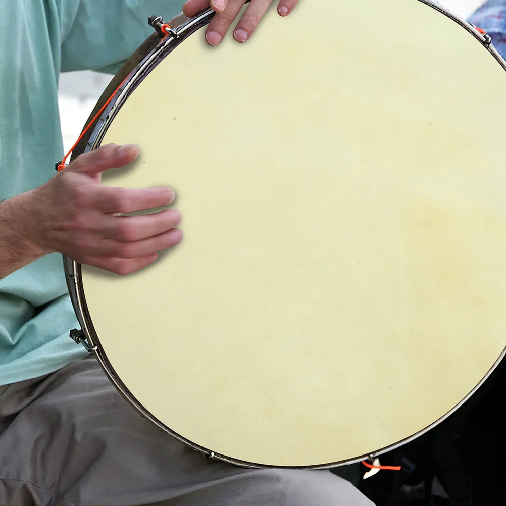 

2pcs Goatskin Replacement Heads For Hand Drum Percussion Parts African Drum Covers Round Tambourine Skin