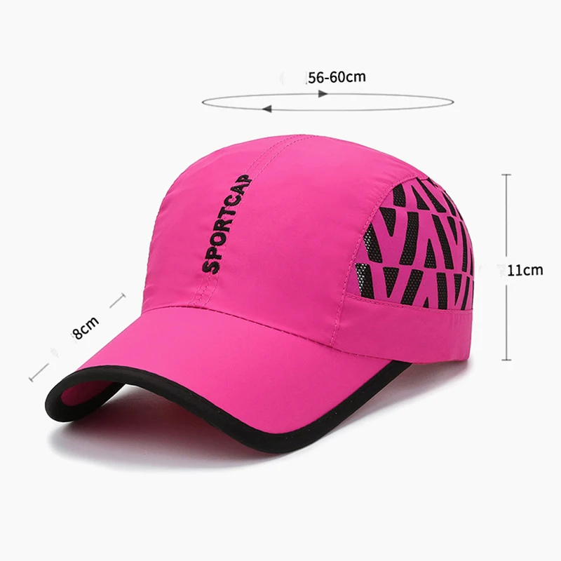 NIXHIT New Summer Quick Dry Breathable Thin Women Men\'s Baseball Cap Outdoor Sports Fishing Travel Hiking Climbing Sun Hat A297