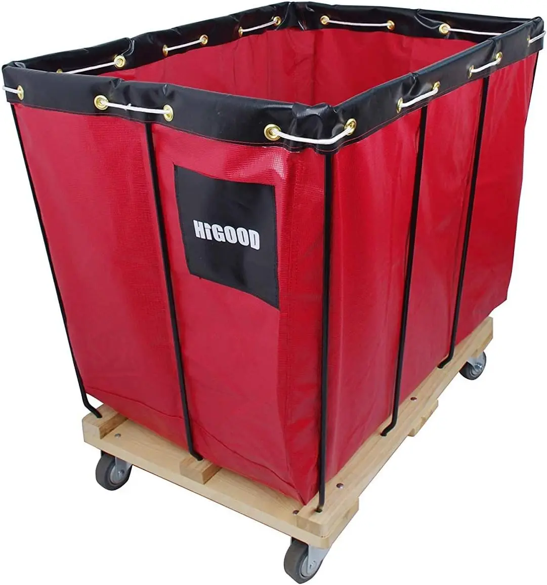 Basket Trucks,Service Carts Red 16 Bushel Knock Down Truck,Carts, 20.0 Cu. Ft, 600 Lb, 40