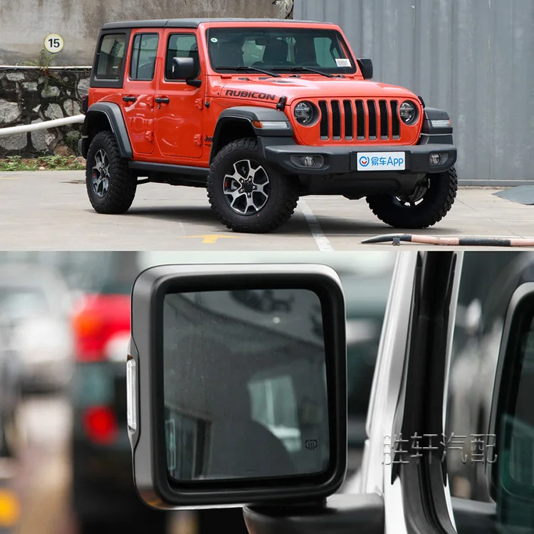 

Heated Convex Side Mirror Glass for Jeep Wrangler JL US model 2018-2023 auto part replace 2019 2020 2021 2022