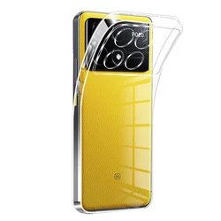 Poco X6 Pro Case Ultra Thin Clear Silicone Phone Case For Xiaomi Poco X6 Poco X 6 Pro X6Pro Pocox6 Pro 5G Transparent Back Cover