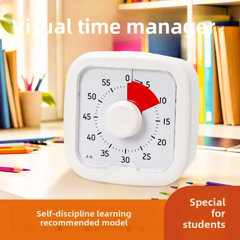 Timer Alarm Clock Elementary School Student Self-discipline Artifact Learning Visual Timer Writing Homework Time Manager