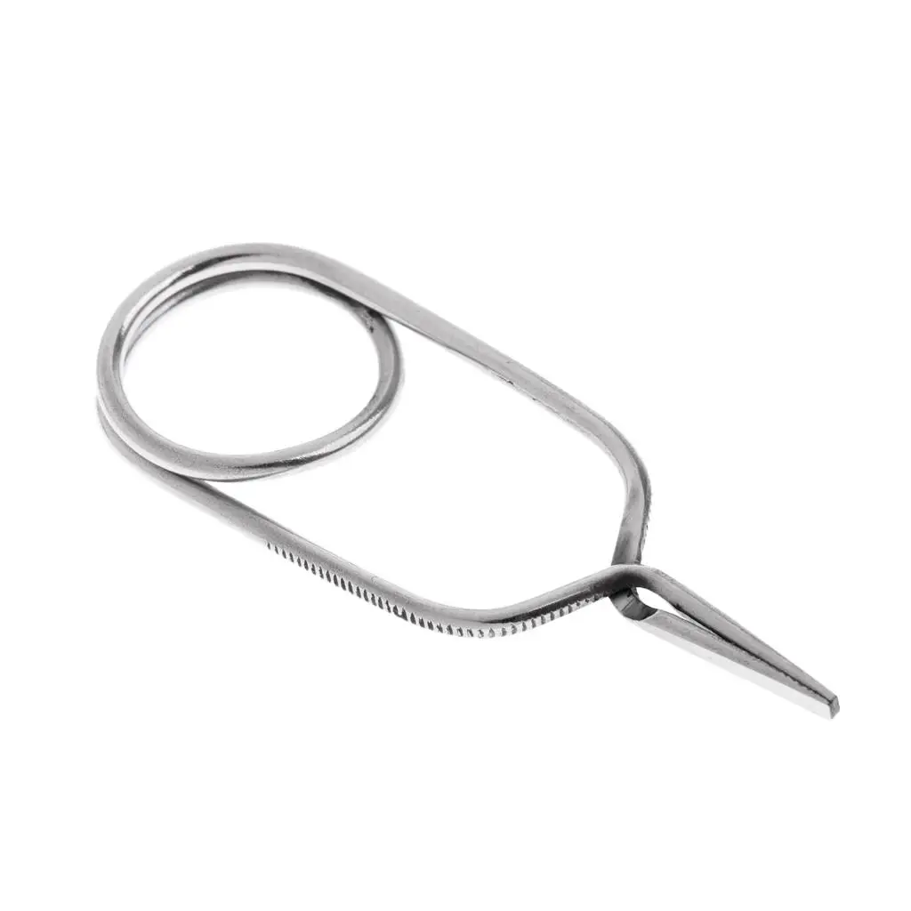 Fly Tying Hackle Pliers Stainless steel Fly Tying Tools, Fly Tying Materials Fishing Tools