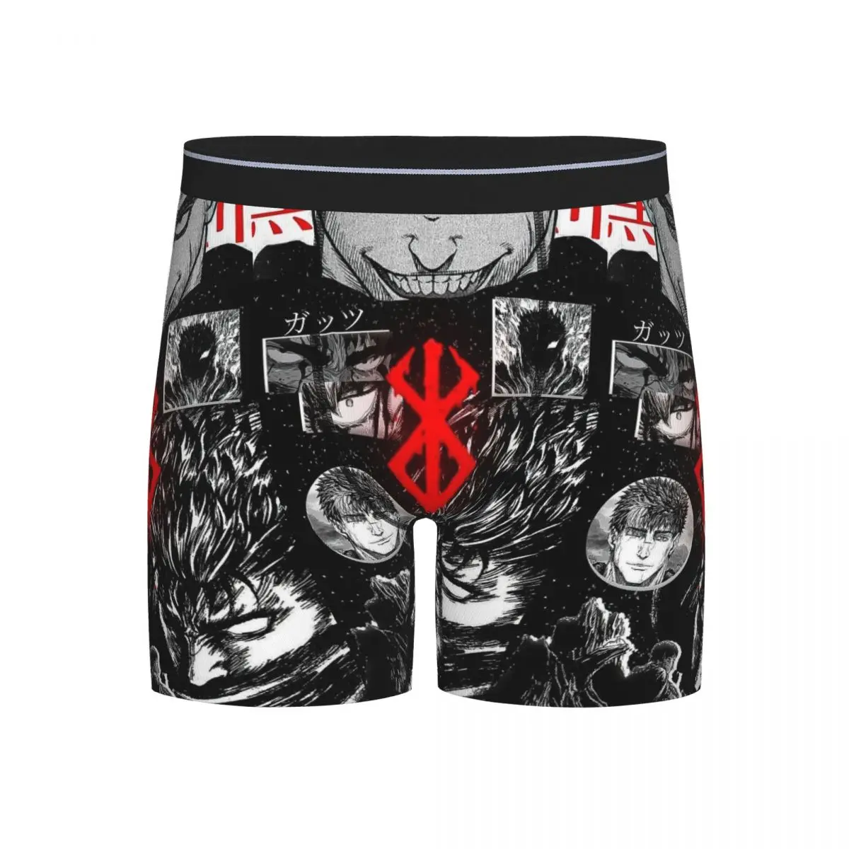 

Long Boxer Underpants Shorts Berserk Sacrifice Mark Demon Sword And Magic Panties Men's Soft Underwear for Homme Man Boyfriend