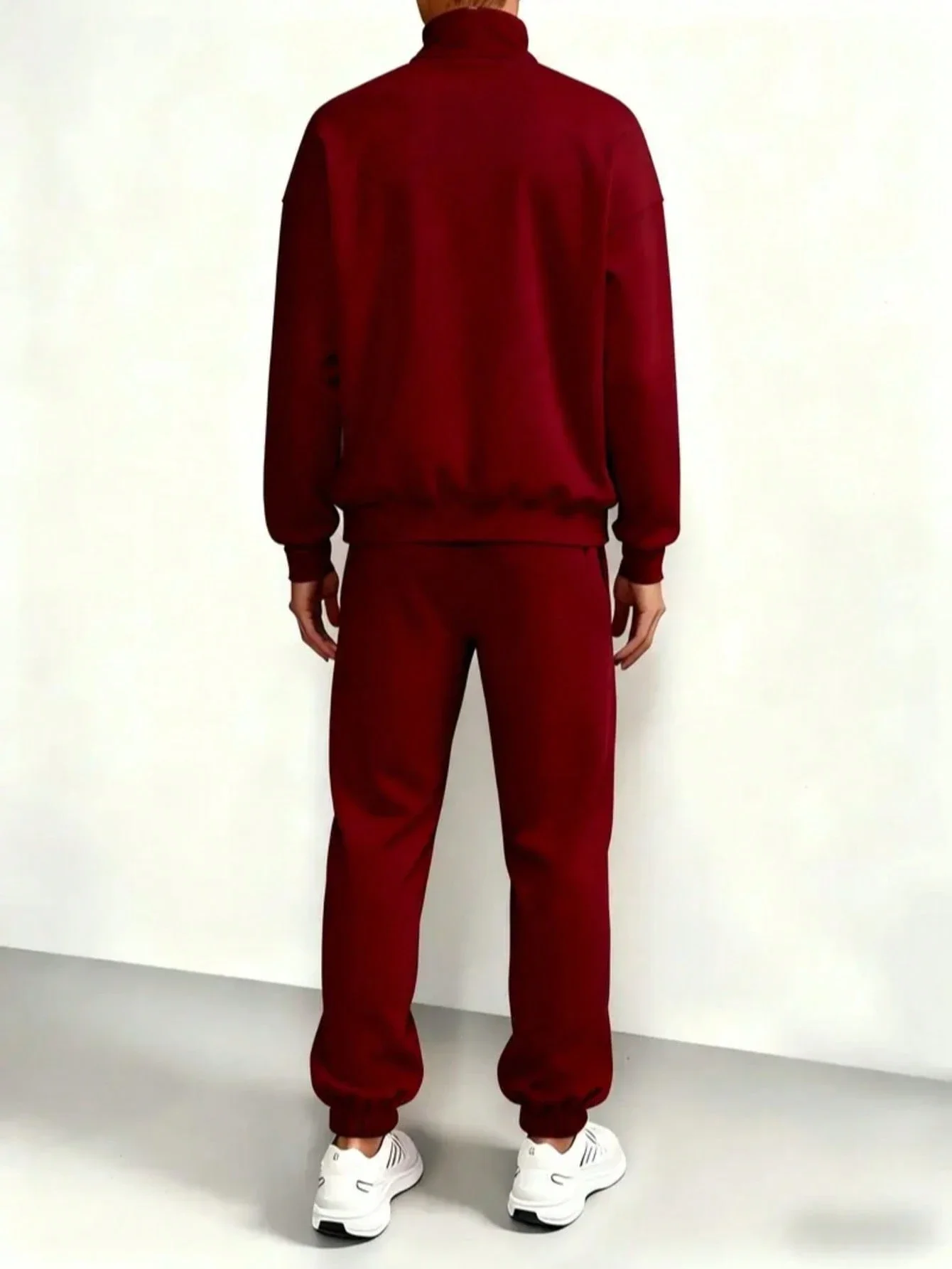 

Women's Fleece Lined Two Piece Tracksuit Loose Fit Autumn Casual Sporty Loungewear