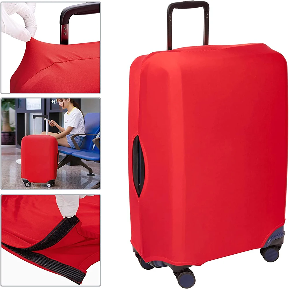 Luggage Suitcase Cover Protector Elastic Dust Case18~28 Inch Travel Protective Cover  2022 Travel Accessories  Footprints Print