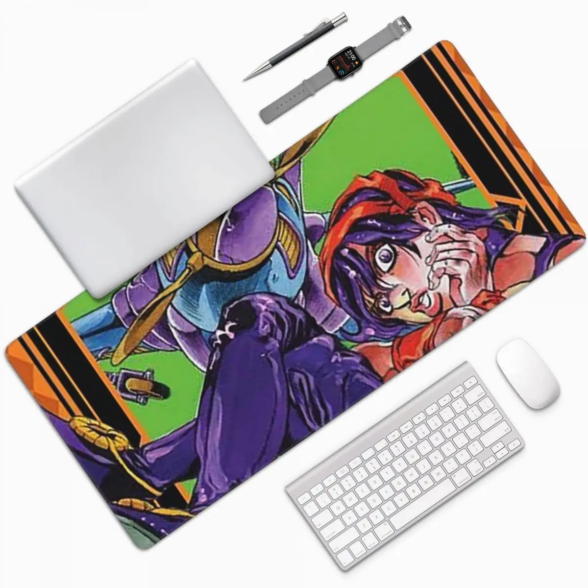 

Jojo Bizarre Adventure аниме мультфильм большой коврик для мыши компьютерная клавиатура коврик для мыши геймер ПК настольный коврик офисные аксессуары коврики для стола