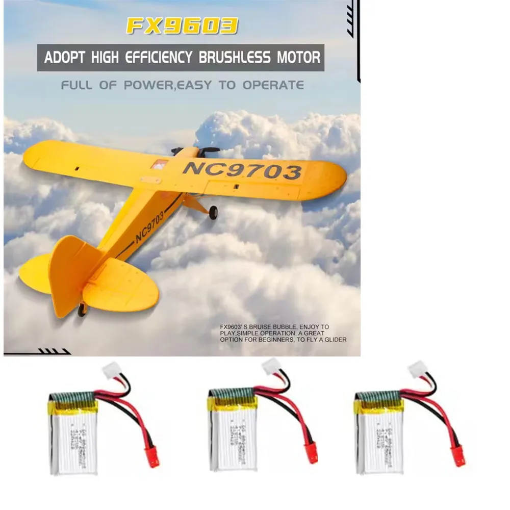 FX9703 Battery  7.4V 650mAh 20c JST plug FX9703 USB Cable FX9703 plane Parts