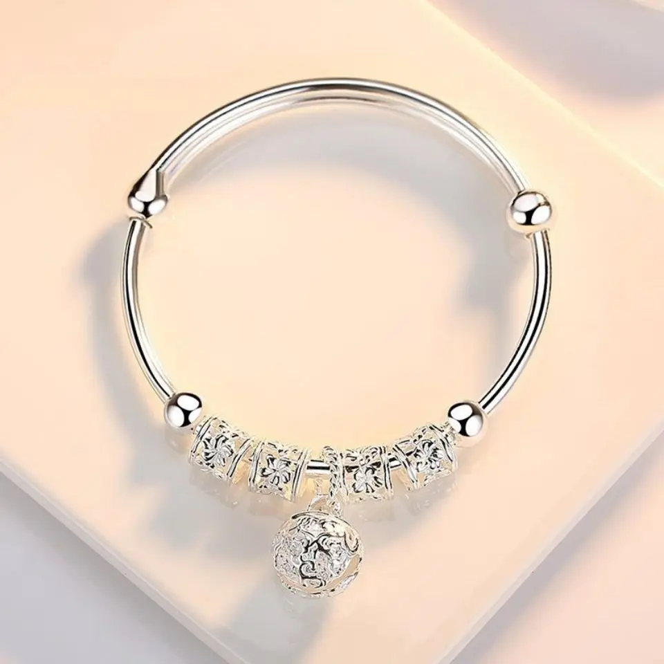 

European and American fashion jewelry, palace classical jewelry, 925 silver palace Ling bracelet, women's push-pull gift