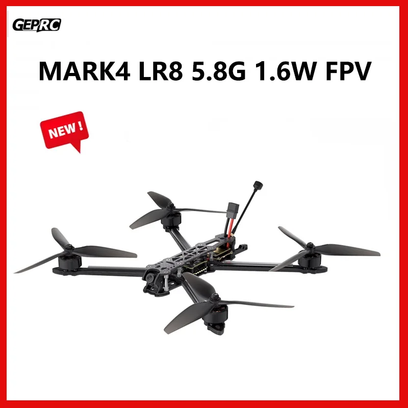 GEPRC MARK4 LR8 5.8G 1.6W EM2810 1280KV Motor Suitable for Fancy Long Distance Flights RC FPV Drone Airplane