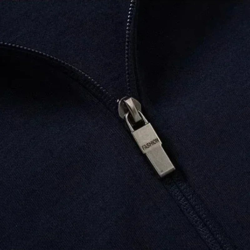 Otoño Invierno 2025 Demon Slayer Anime 100% chaqueta con capucha de algodón puro con cremallera hombres mujeres sudadera ropa de calle Casual de gran tamaño Y2k