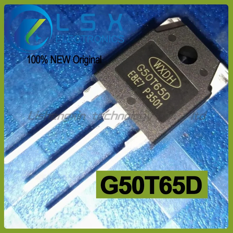 10 Uds G50T65D 650V 50A nuevo transistor de potencia IGBT original reemplazo para K50T60 50N60 IGBT