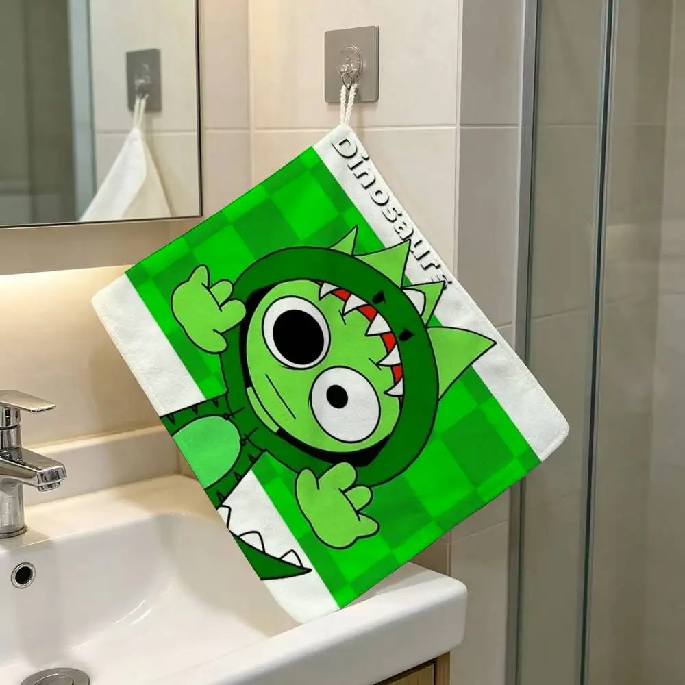 Game cartoon Polyester Hanging Kitchen Hand Towel S-Sprunki Durable Wear Resistant I-Incredibox Versatile Use Throughout Home