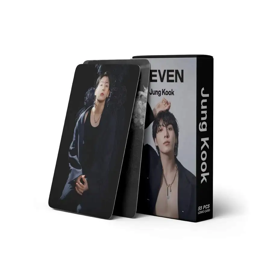 การ์ดโฟโต้การ์ดจองกุก วงเคป๊อป 55 ชิ้น/ชุด อัลบั้มใหม่เซเว่น โปสการ์ด ของสะสมสำหรับแฟนคลับ ของขวัญ