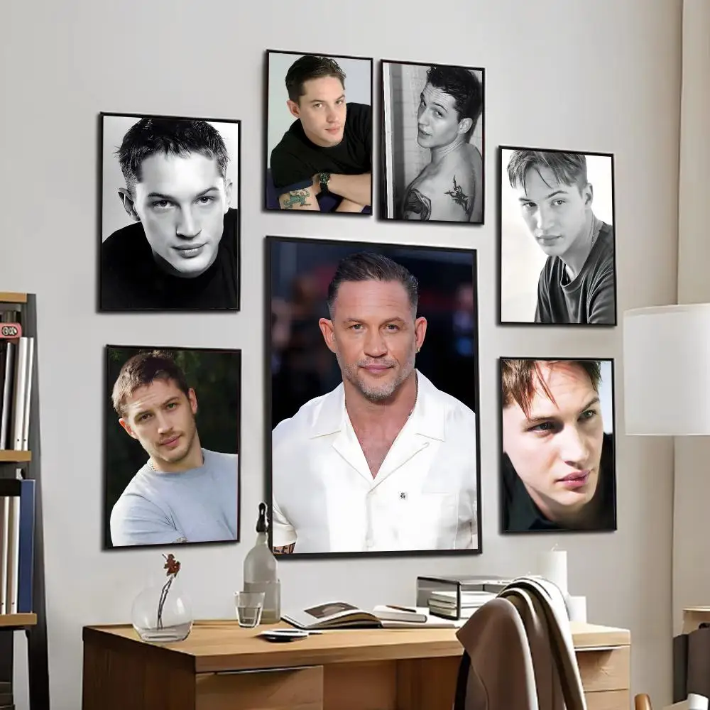 Modern Intense Action Actor T-Tom Hardy Poster Modern Contemporary Wall Art for Home Decor