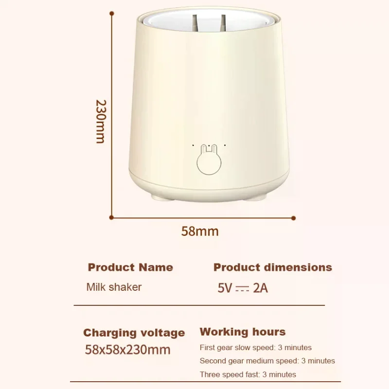 Machine à lait électrique automatique pour bébé, mélangeur de formule intelligente, Shaker de biberon, aide au chauffe-biberon à agitation uniforme
