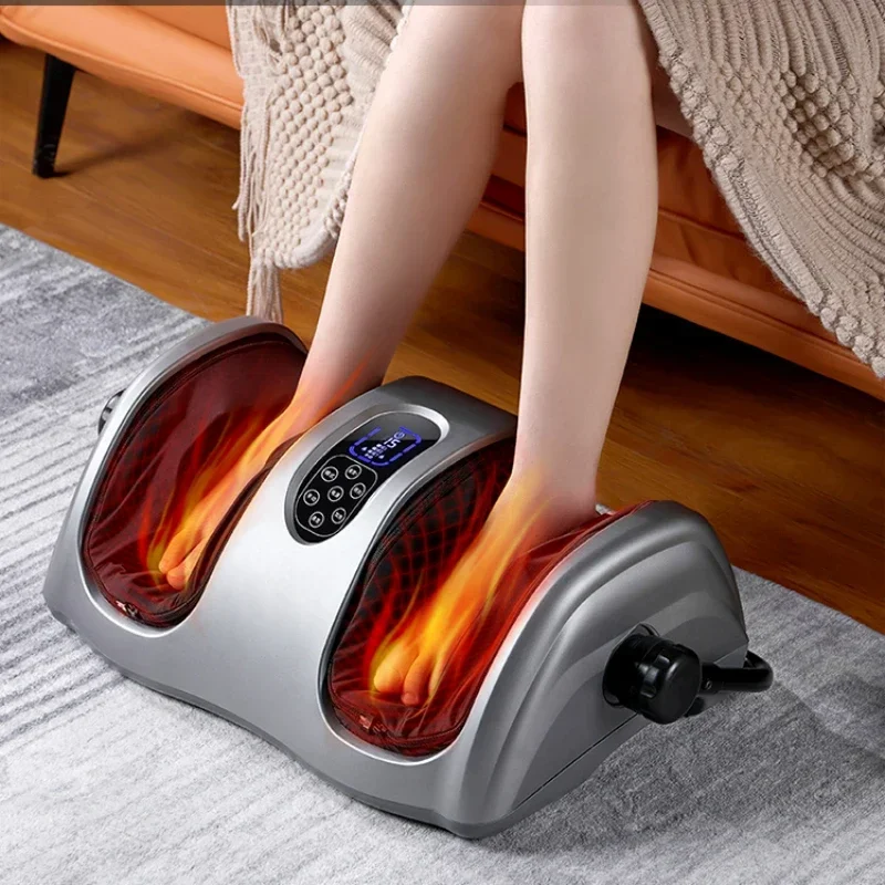 

Remote Control Leg Massagers With Sole Automatic Calf Muscle Kneading Red Light Hot Compress Electric Pedicure Machine