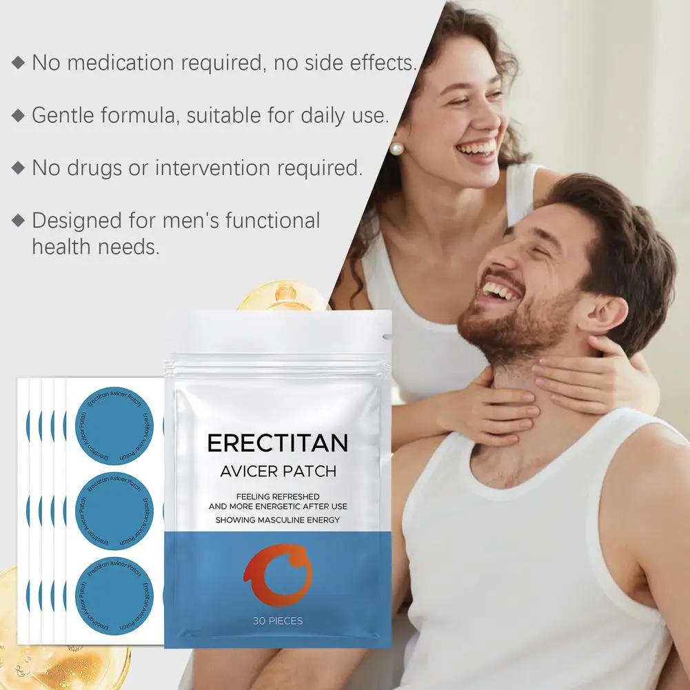 Erectitan Avicer Patches 30/90/150/300pcs Natural Energy Patches For Men Boost Vitality And Refresh Body Comfortable Daily Use