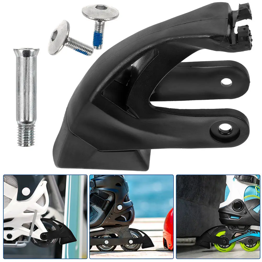 

2Set Reliable Roller Skating Brakes Universal Inline Skate Brake Stopper Replacement Block Pads Efficient Control Safety Design