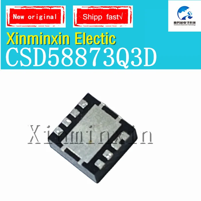 Chip CSD58873Q3D CSD58873D 58873D QFN SMD IC 100% nuevo y Original en Stock, 1 unidad por lote