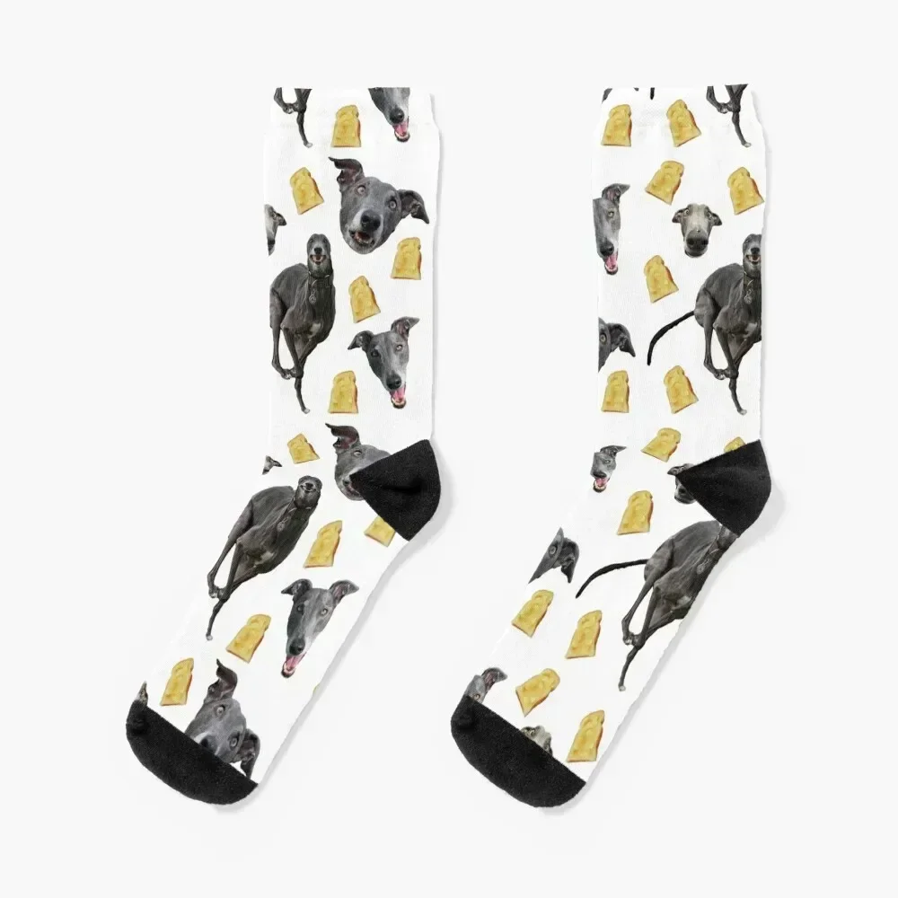 

Blue + Toast pattern Socks men cotton high quality ankle soccer anti-slip floral Boy Child Socks Women's