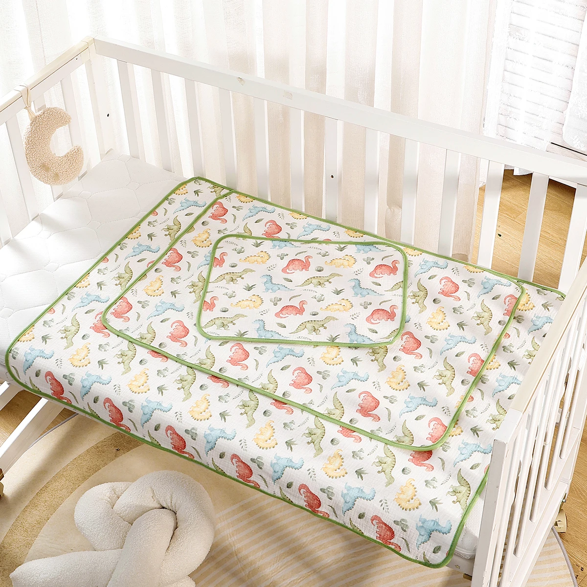Children's Urine-proof Pads Waterproof Washable Mattress Urine Mat Bed Protector Urine Pads Cloth Breathable for 0-6 Years Baby