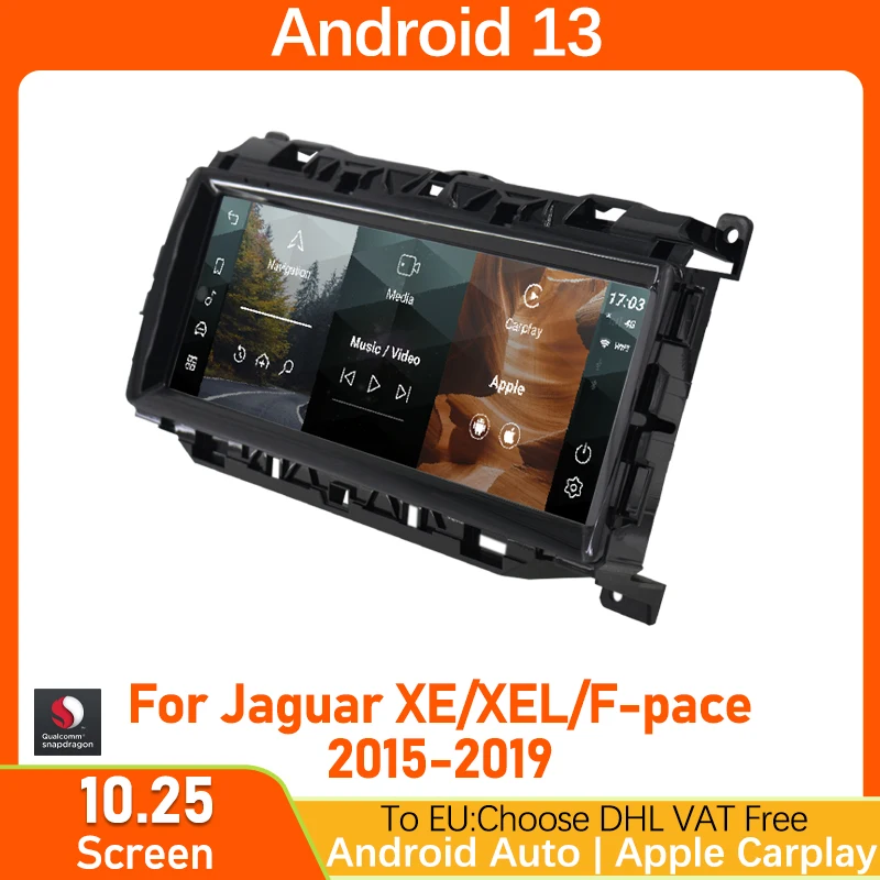 

Android 13 For Jaguar XE / XEL / F-pace 2015-2019 Harman Car DVD Radio Multimedia Player Wireless Carplay Auto GPS 4G SCREEN