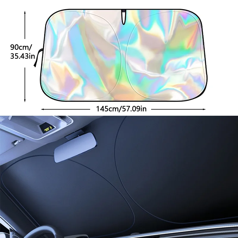 Auto Voorruit Zonnescherm Auto Voor Parasol Cover Opvouwbare UV Blok Warmte Autoruit Paraplu Auto Bescherming Gordijnen Levert