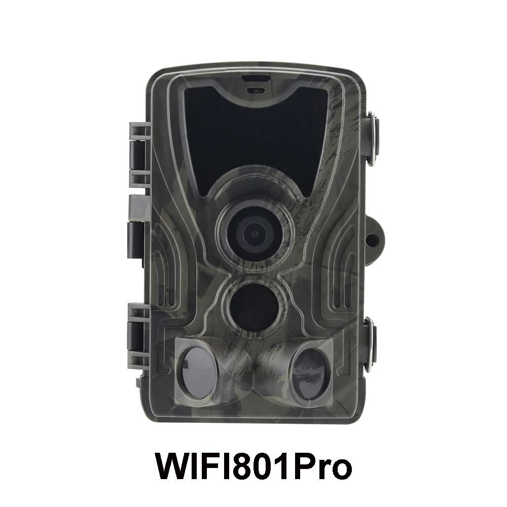 WIFI801pro 4K Infrared Trigger Camera 1080P Wildlife Bluetooth Outdoor Night Vision Detection Monitoring Anti-hunting Waterproof