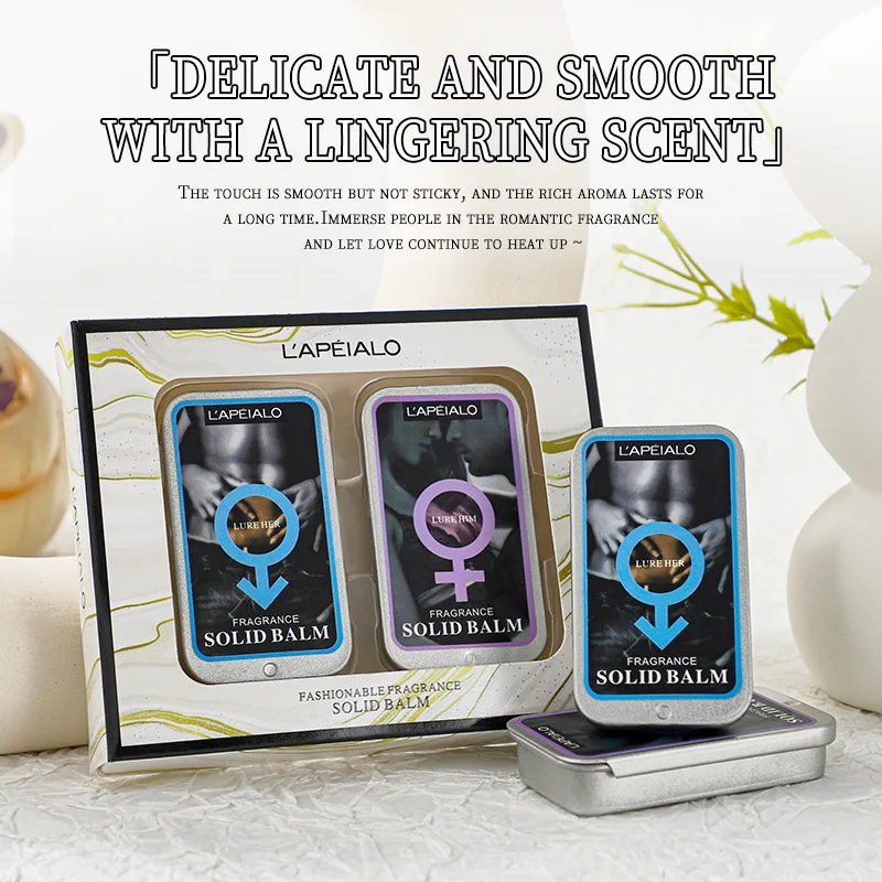 Portable Pocket Fragrance Balm Men And Women Body Pheromone Perfume Solid Balm Long Lasting Fragranc Light Fragrance Balm - Image 2