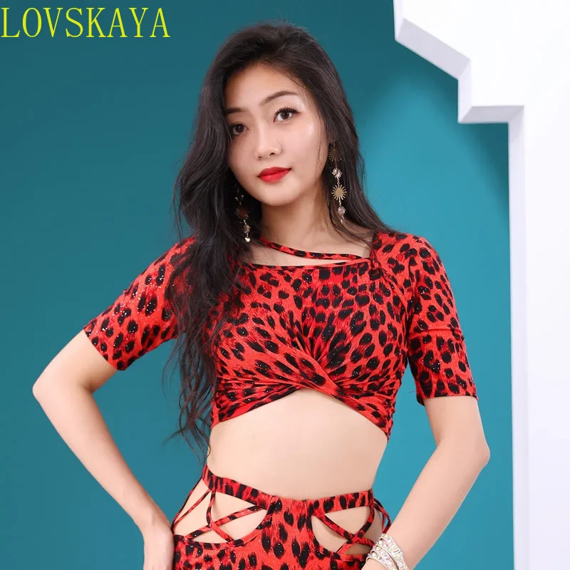 New belly dance costume set, half sleeved top and long skirt, 2 pieces of Oriental dance costume dance costume set